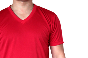 ドライVネックTシャツ