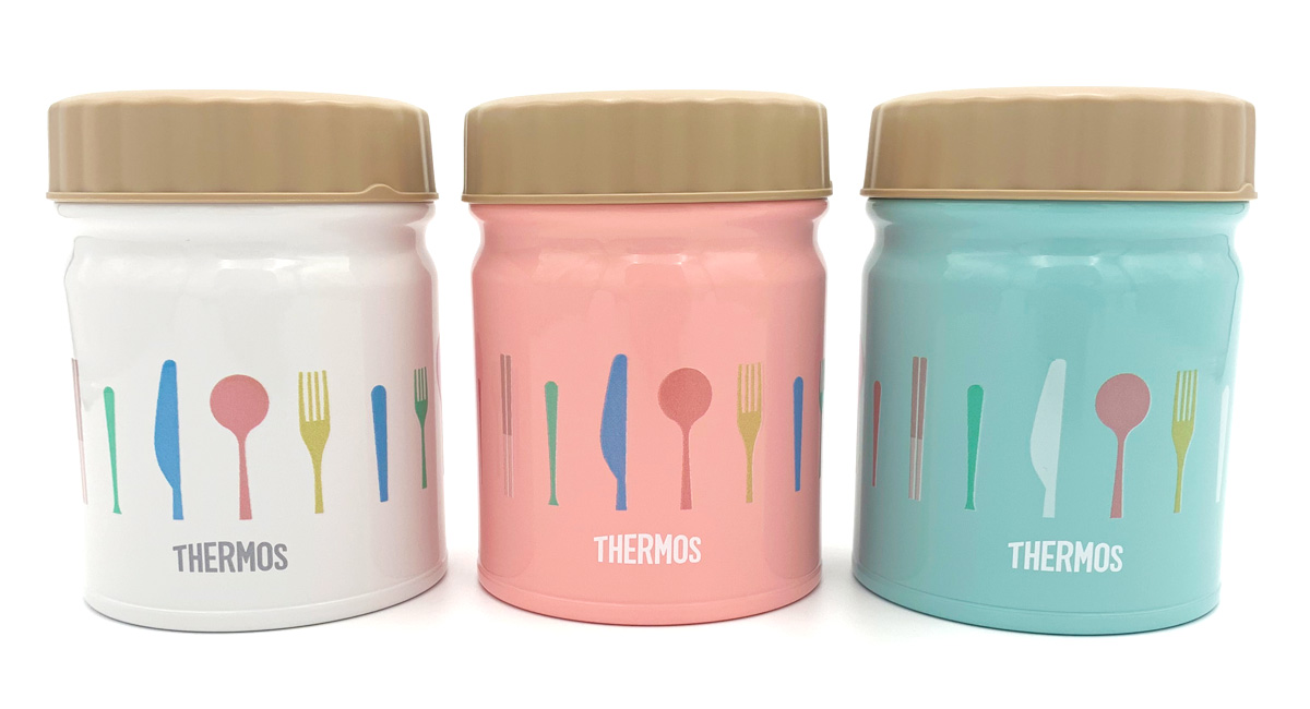 THERMOS真空断熱スープジャーにオリジナルデザインをプリント!
ランチタイムもわくわく