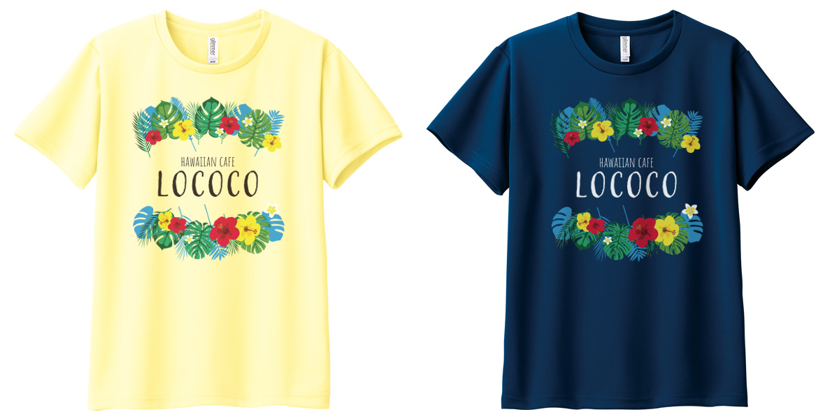 オリジナルTシャツの完成イメージ画像