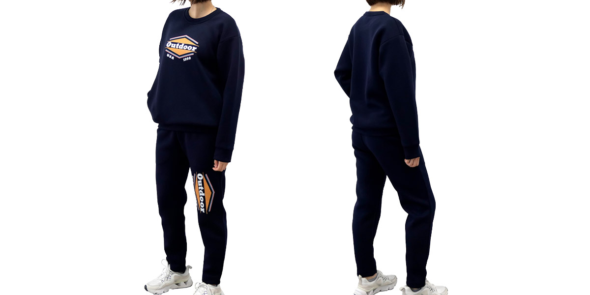 セットアップ着用画像