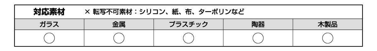 対応素材
