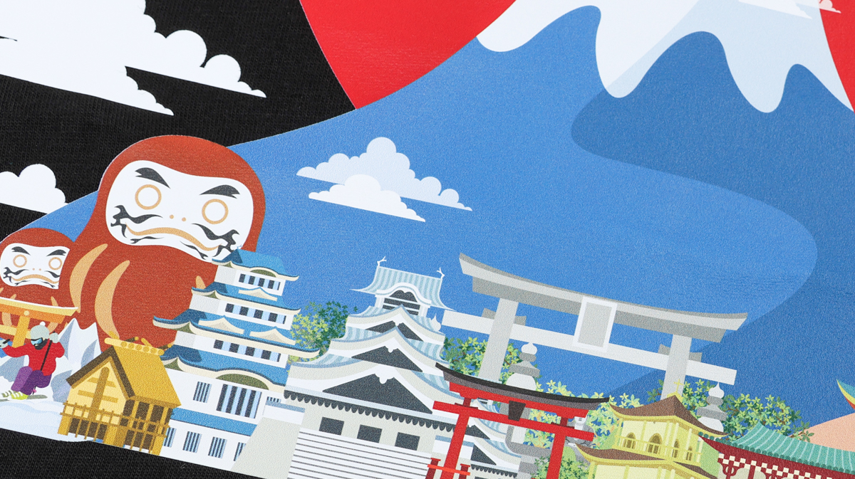 フルカラーで細かいデザインも綺麗に、オリジナルプリント.jpの「オンデマンド転写」