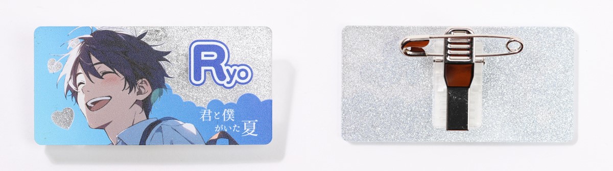 表面からマグネットが見えるデザイン例