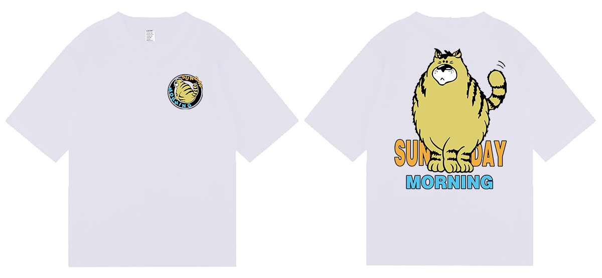 D-FACTORY 6.6oz オーバーサイズコンフォートTシャツ 作成例